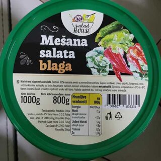 mešana salata blaga