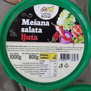 mešana salata ljuta